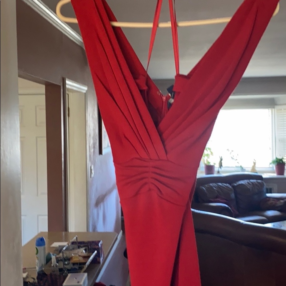 Red dress